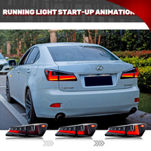 Load image into Gallery viewer, inginuity time V2 Tail Lights for Lexus IS250 IS350 ISF 2006-2013 Start-up Animation Sequential Indicator Rear Lamps