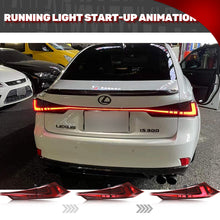 Load image into Gallery viewer, inginuity time LED Tail Lights with Trunk Lamp for Lexus 2014 2015 IS250 2016 2017 IS200t 2016-2020 IS300 2014-2020 IS350 Start Up Animation Sequential Facelift Lamps