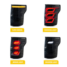 Load image into Gallery viewer, inginuity time Mercedes Benz Tail Lights for Ford F150 F-150 Raptor 2015 2016 2017 2018 2019 2020 Start-up Animation Sequential Indicator Rear Lamps Assembly