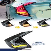 Load image into Gallery viewer, inginuity time LED RGB Tail Lights for Honda Civic 2016-2021 Sedan Start-up Animation Sequential Rear Lamps