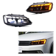 Load image into Gallery viewer, inginuity time LED Headlights for VW Volkswagen Jetta MK6 2012-2018 Start Up Animation Sequential Turn Signal Accessary