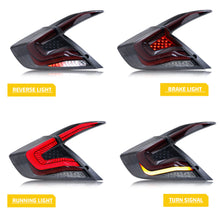 Load image into Gallery viewer, inginuity time LED Tail Lights for Honda Civic 10Th Gen 2016-2021 DRL Start Up Animation Rear Lamp Assembly
