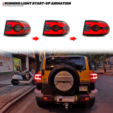Load image into Gallery viewer, inginuity time LED Tail Lights for Toyota FJ Cruiser 2007-2014 Start-up Animation DRL Sequential Indicator Rear Lamp Assembly