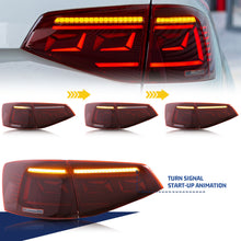 Load image into Gallery viewer, inginuity time LED Tail Lights for VW Volkswagen Jetta 2015 2016 2017 2018 Start Up Animation Sequential Indicator Rear Lamp Assembly