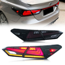 Cargar imagen en el visor de la galería, inginuity time Nike LED Tail Lights for Toyota Camry 2018-2024 Rear Lamps Start Up Animation DRL Brake Turn Signal Assembly