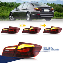 Cargar imagen en el visor de la galería, inginuity time LED GTS Tail Lights for BMW 5 Series F10 F18 2011-2017 Start Up Animation Sequential Turn Signal Accessary