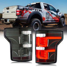 Load image into Gallery viewer, inginuity time LED Tail Lights for Ford F-150 F150 2015 2016 2017 Smoked Rear Lamps Assembly