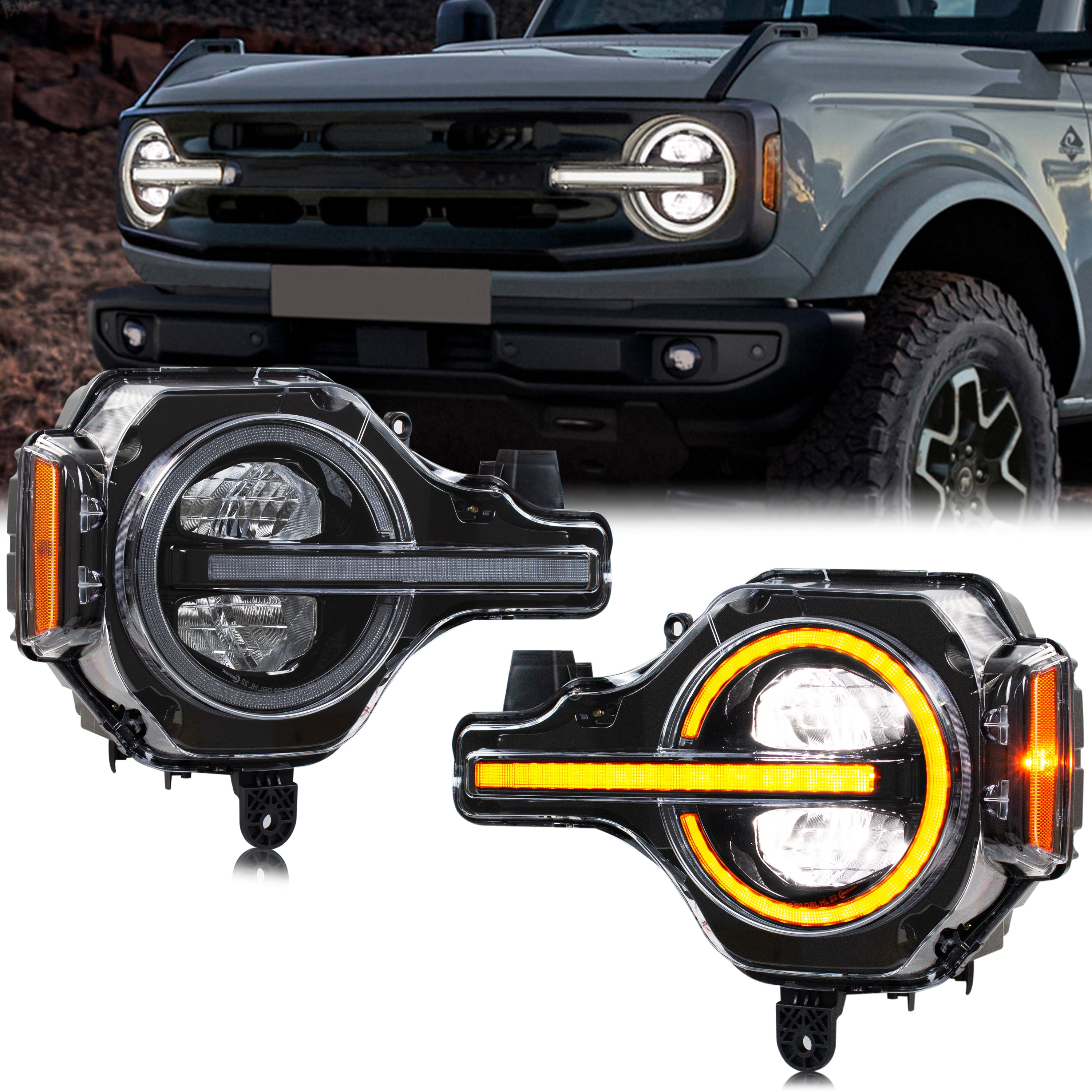 inginuity time Ford Bronco LED Headlights Instruction Inginuity Time