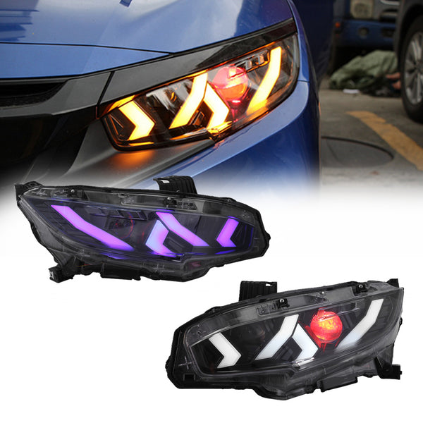 How to install a Lamborghini  headlights on a civic 10th gen