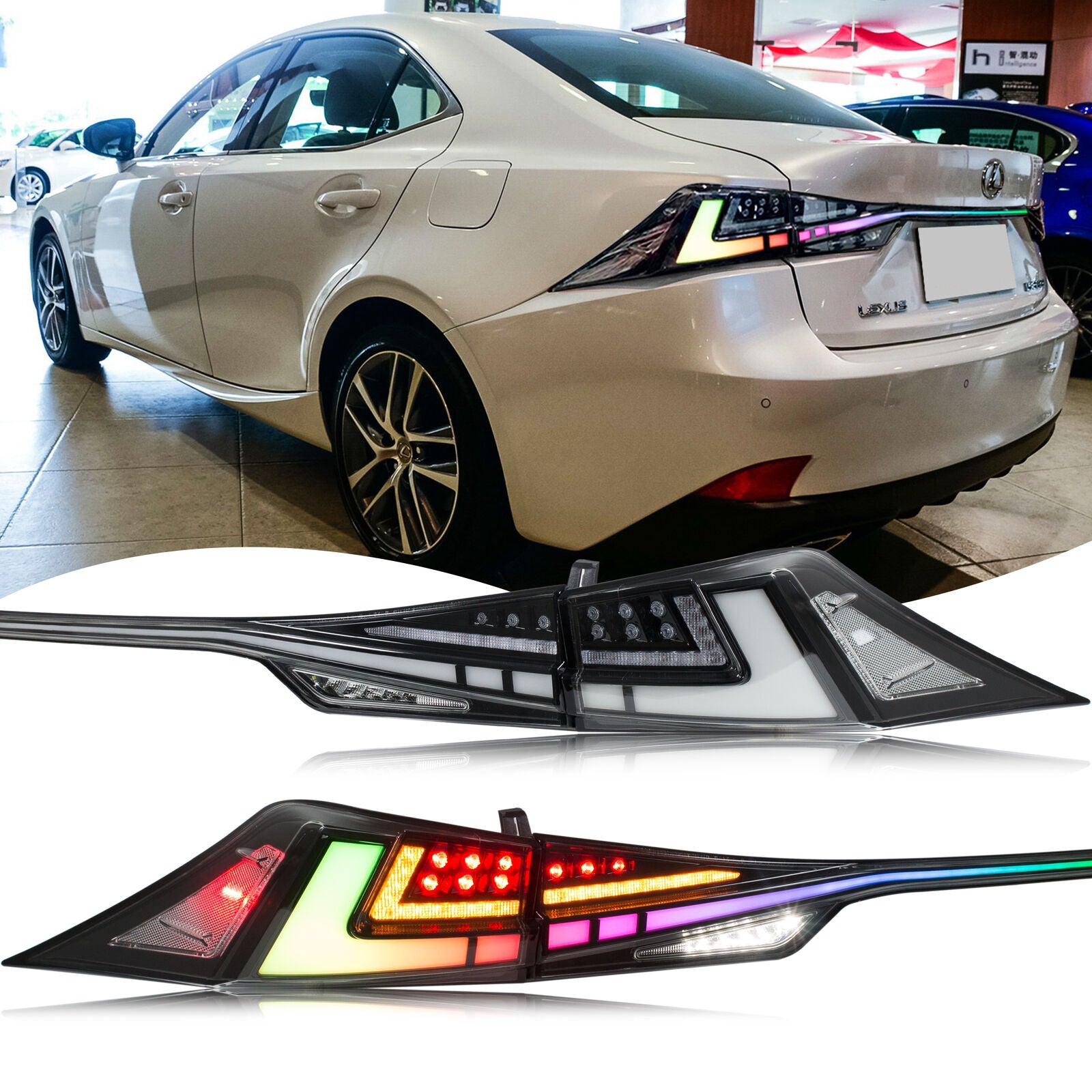 Lexus 3IS RGB Tail Lights Instruction Inginuity Time