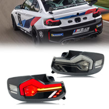 Load image into Gallery viewer, inginuity time LED LCI Tail Lights for BMW 2-Series M2 F22 F23 F87 Coupe Convertible 2014-2020 Start-up Animation Sequential Turn Signal Rear Lamps Assembly

