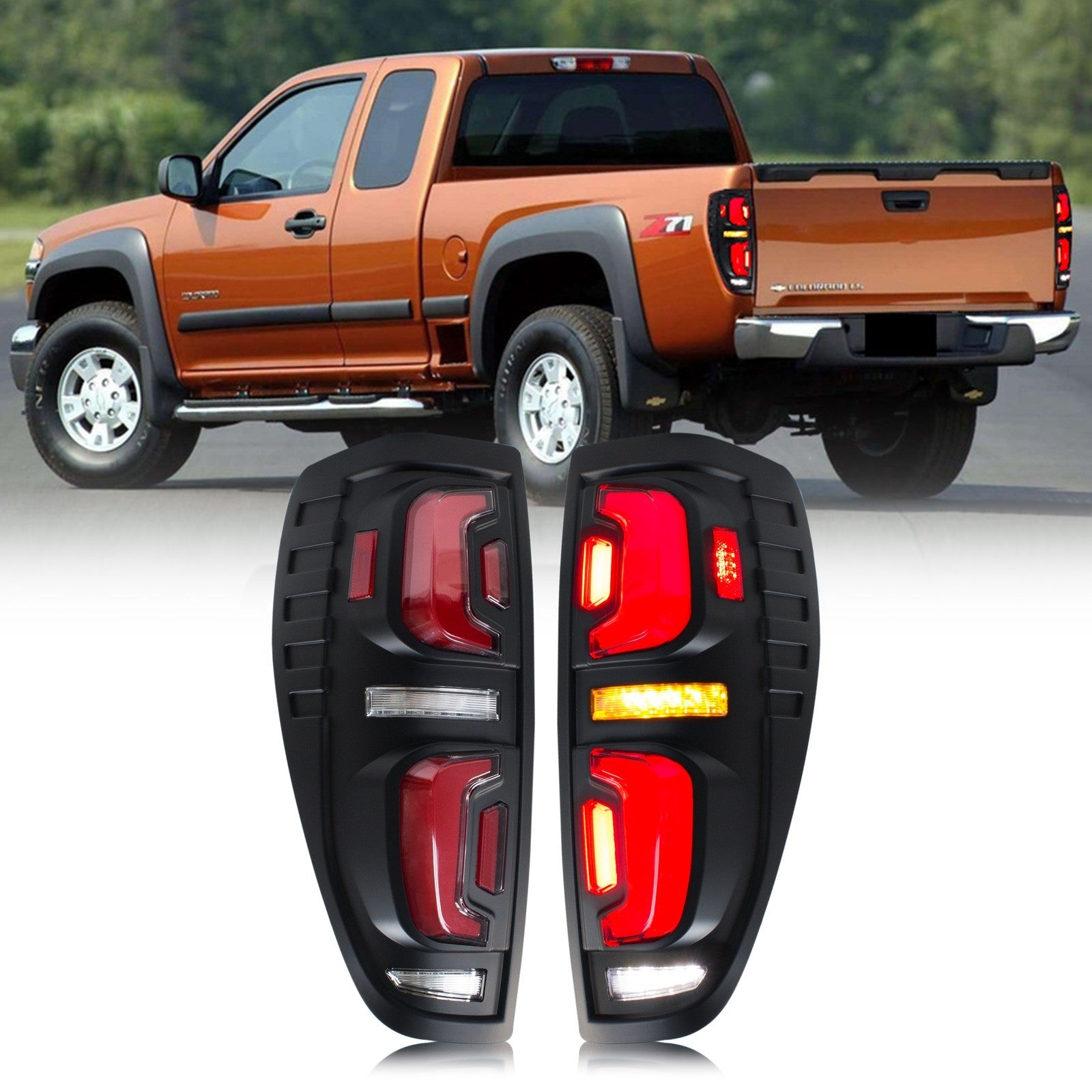 inginuity time LED Tail Lights for Chevy Chevrolet Colorado GMC Canyon ...