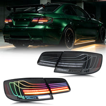 Load image into Gallery viewer, inginuity time RGB LED CSL Tail Lights for BMW 3-Series E92 328i 335i M3 S65 N52/54/55 2006-2013 Coupe Start-up Animation Sequential Turn Signal Colorful Rear Lamps Assembly
