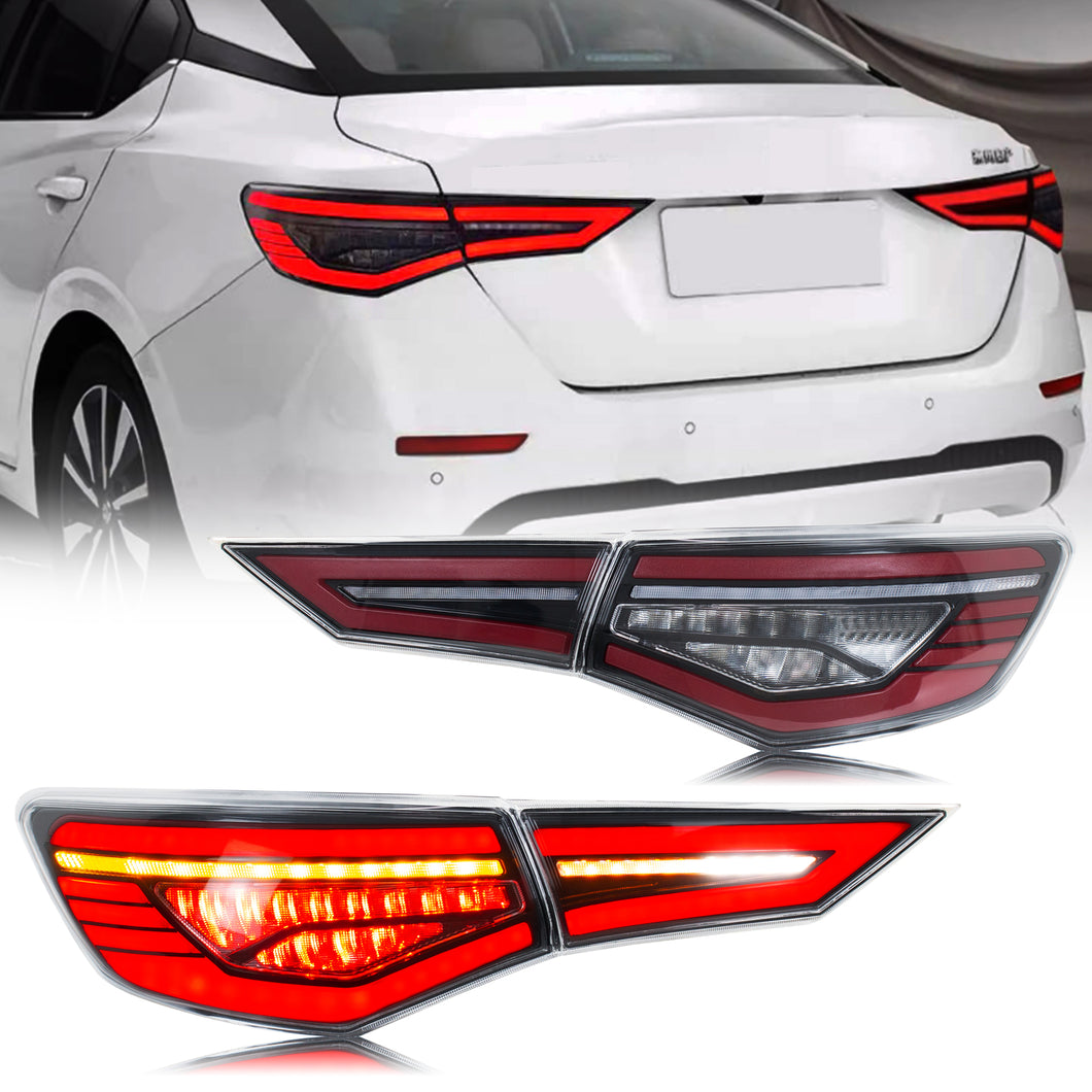 inginuity time LED Clear Tail Lights for Nissan Sentra B18 2020-2026 SR SV Start-up Animation Sequential Turn Signal Rear Lamps Assembly