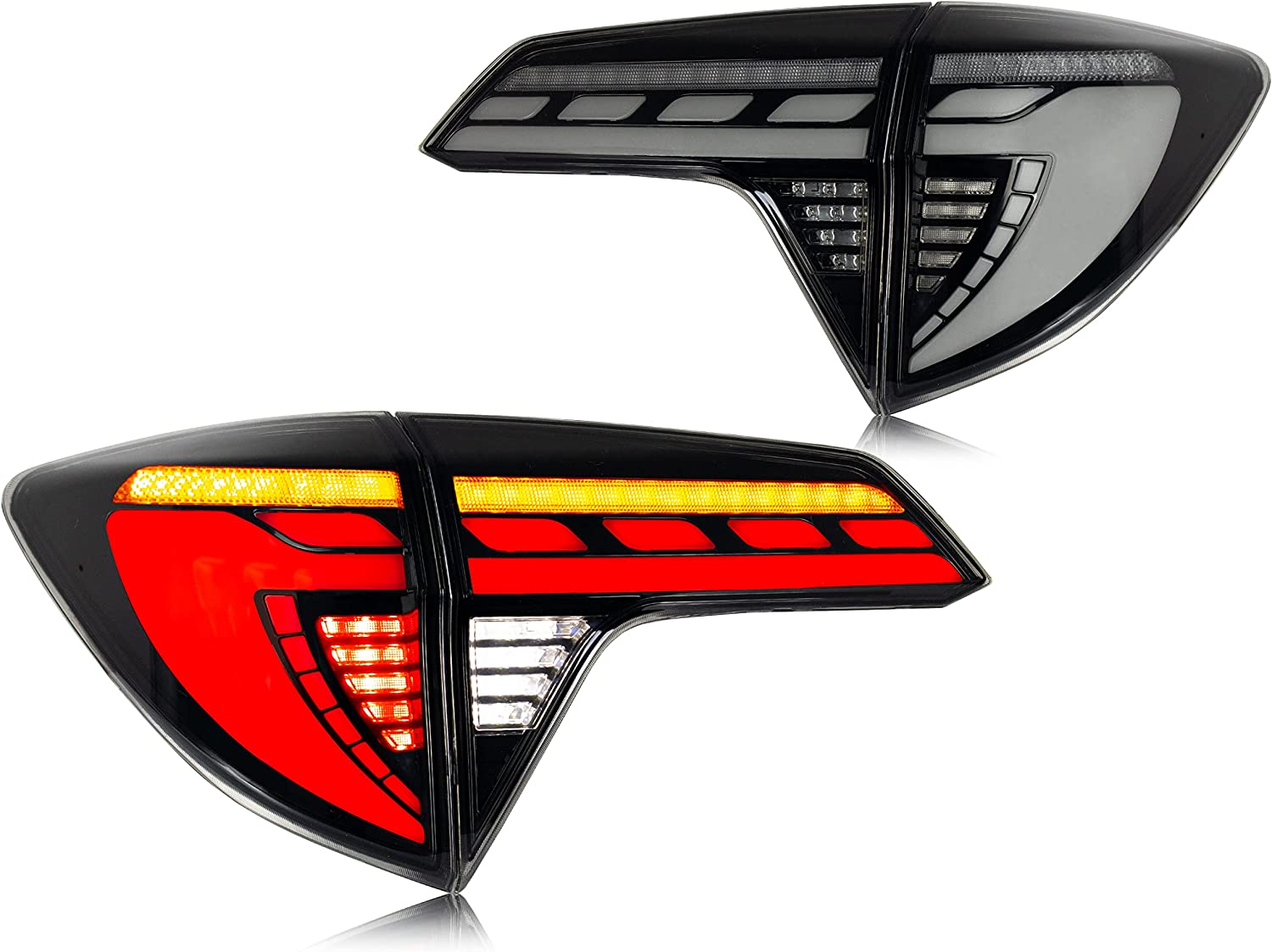 Fari Posteriori A LED Per Honda HR-V Vezel 2023-2025 – Con Indicatori Sequenziali E DRL Animati, Design Elegante E Impermeabile
