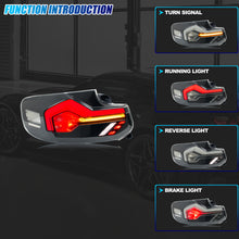 Load image into Gallery viewer, inginuity time LED LCI Tail Lights for BMW 2-Series M2 F22 F23 F87 Coupe Convertible 2014-2020 Start-up Animation Sequential Turn Signal Rear Lamps Assembly
