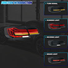 Load image into Gallery viewer, inginuity time LED CSL Tail Lights for BMW 3-Series E92 328i 335i M3 S65 N52/54/55 2006-2013 Coupe Start-up Animation Sequential Turn Signal Rear Lamps Assembly
