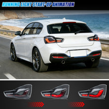 Load image into Gallery viewer, inginuity time LED GTS Tail Lights for BMW F20 F21 1-Series 2015-2019 Hatchback Start-up Animation Sequential Turn Signal Smoked Rear Lamps Assembly
