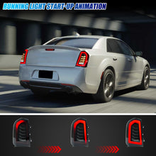 Load image into Gallery viewer, inginuity time LED Tail Lights for Chrysler 300 300C 300S 2015-2025 Start-up Animation Sequential Turn Signal Rear Lamps Assembly
