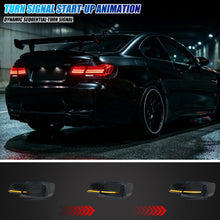 Load image into Gallery viewer, inginuity time LED CSL Tail Lights for BMW 3-Series E92 328i 335i M3 S65 N52/54/55 2006-2013 Coupe Start-up Animation Sequential Turn Signal Rear Lamps Assembly
