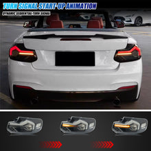 Load image into Gallery viewer, inginuity time LED LCI Tail Lights for BMW 2-Series M2 F22 F23 F87 Coupe Convertible 2014-2020 Start-up Animation Sequential Turn Signal Rear Lamps Assembly
