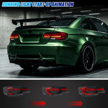 Load image into Gallery viewer, inginuity time LED CSL Tail Lights for BMW 3-Series E92 328i 335i M3 S65 N52/54/55 2006-2013 Coupe Start-up Animation Sequential Turn Signal Rear Lamps Assembly
