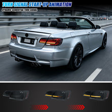 Load image into Gallery viewer, inginuity time LED CSL Tail Lights for BMW 3-Series E93 325i 330i 335i M3 S65 N54/55 2007-2013 Convertible Start-up Animation Sequential Turn Signal Rear Lamps Assembly
