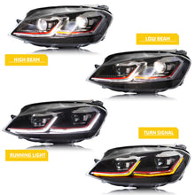Load image into Gallery viewer, inginuity time LED Headlights for Volkswagen VW Golf 7 MK7 2015-2017 Sequential Front Lamps
