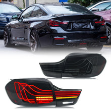 Cargar imagen en el visor de la galería, inginuity time LED CSL Tail Lights for BMW 4-Series M4 F32 F82 F36 2014-2020 Coupe Start-up Animation Sequential Turn Signal Black Laser Rear Lamps Assembly
