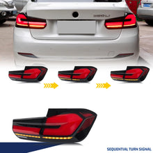 Load image into Gallery viewer, inginuity time LED BMW G30 Tail Lights for BMW 3-Series F30 F80 F35 M3 2012-2018 LCI Start-up Animation Sequential Turn Signal Rear Lamps Assembly
