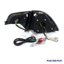 Cargar imagen en el visor de la galería, inginuity time LED Tail Lights for Honda Civic 2006-2011 EX LX Sport DX Si Sequential Turn Signal Dynamic Animation Rear Lamps Assembly
