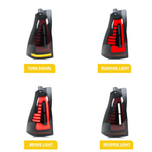 Load image into Gallery viewer, inginuity time LED Tail Lights for Toyota 4Runner 2003-2009 4th Gen SR5 TRD Start-up Animation Sequential Turn Signal Black Rear Lamps Assembly
