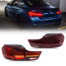 Load image into Gallery viewer, inginuity time LED CSL Tail Lights for BMW 4-Series M4 F32 F82 F36 2014-2020 Coupe Start-up Animation Sequential Turn Signal Red Laser Rear Lamps Assembly
