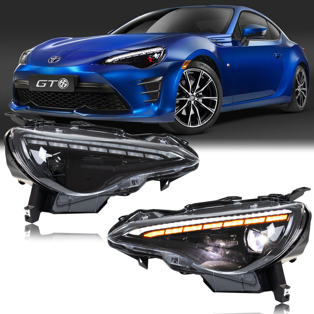 inginuity time LED Blackout Headlights for Toyota 86 Subaru BRZ