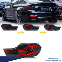 Cargar imagen en el visor de la galería, inginuity time LED CSL Tail Lights for BMW 4-Series M4 F32 F82 F36 2014-2020 Coupe Start-up Animation Sequential Turn Signal Black Laser Rear Lamps Assembly

