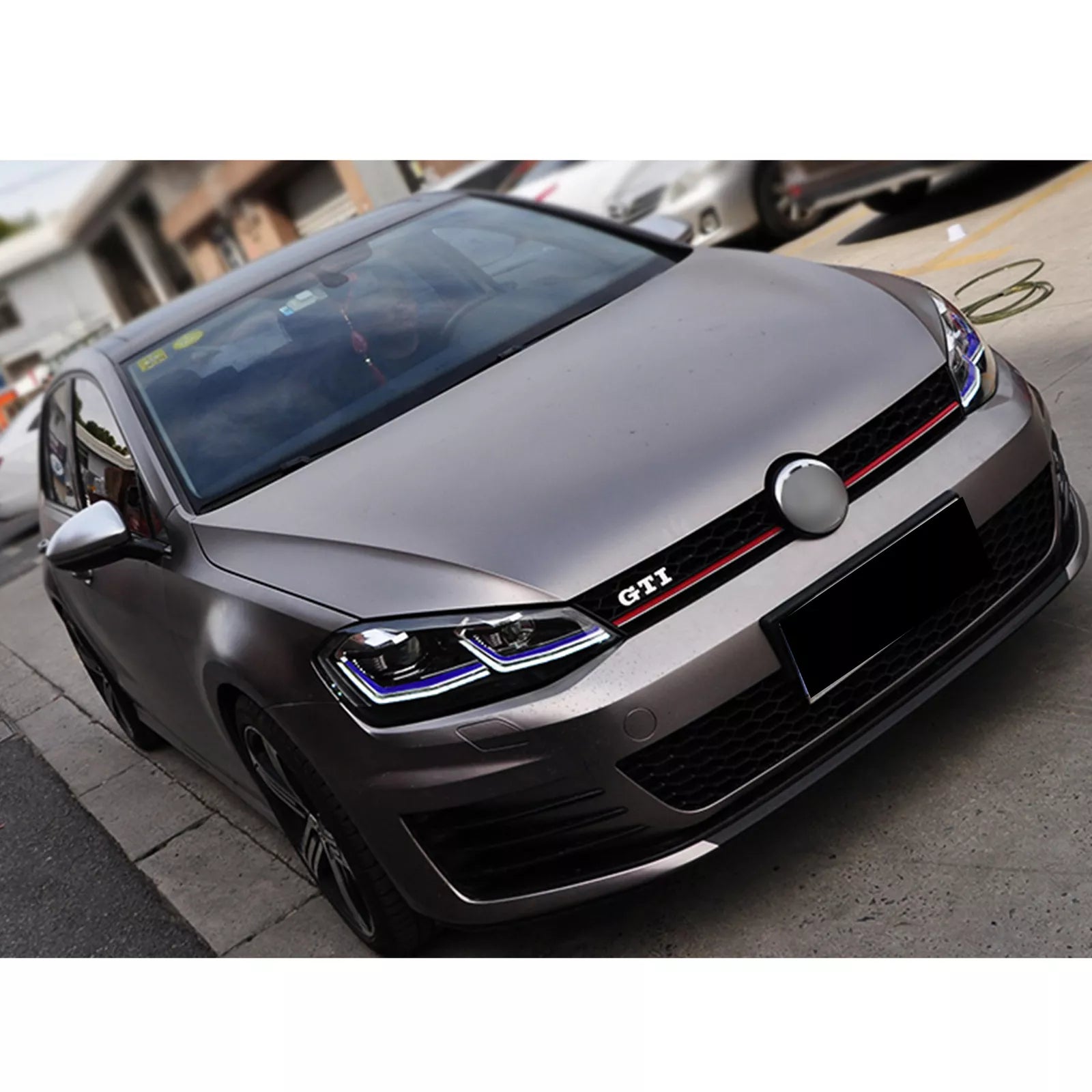 Spyder LED Projector Headlights w/ Black Stripe - MK7 Golf/GTI/R – Black Forest Industries Spyder LED Projector Headlights w/ Black Stripe - MK7 Golf/GTI/R – Black Forest Industries