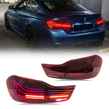 Cargar imagen en el visor de la galería, inginuity time LED Red RGB Tail Lights for BMW 4-Series M4 F32 F82 F36 2014-2020 Start-up Animation Sequential Turn Signal Rear Lamp Assembly
