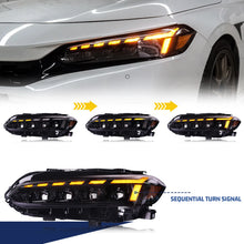 Load image into Gallery viewer, inginuity time LED Headlights for Honda Civic 2022-2026 Sedan Hatchback Type-R Coupe 11th Gen Projector Front Lamps Assembly
