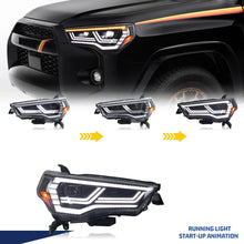 Load image into Gallery viewer, inginuity time LED Headlights for Toyota 4Runner 2014-2025 SR5 TRD 5th Gen Start-up Animation Sequential Turn Signal Bi-Xenon Projector Front Lamps Assembly

