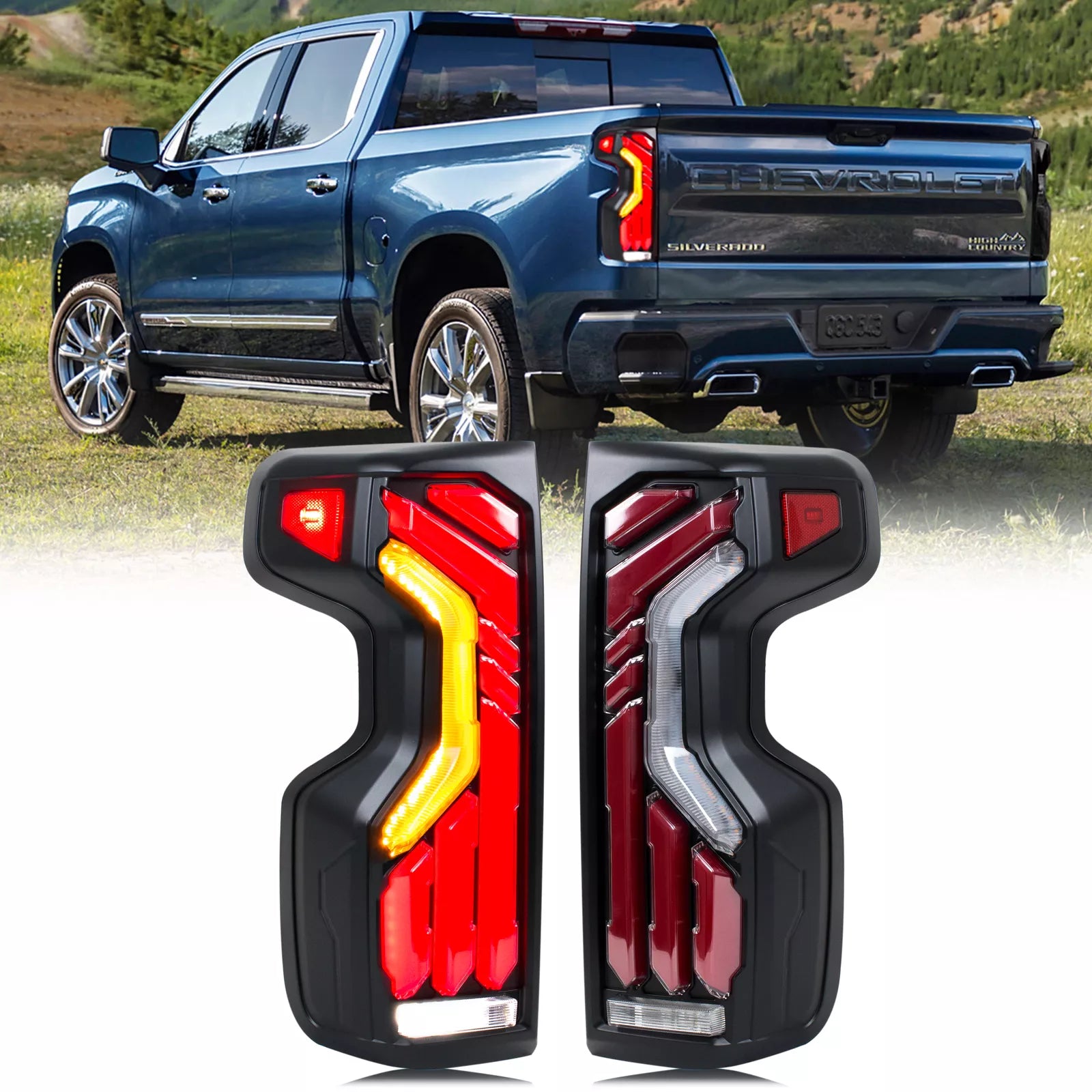 Cheva Innuti inginuity time LED Tail Lights for Chevrolet Chevy Silverado 1500 2500 ...