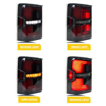 Load image into Gallery viewer, inginuity time LED Tail Lights for Honda Pilot 2009-2015 EX-L Touring LX Start-up Animation Sequential Turn Signal Black Rear Lamps Assembly

