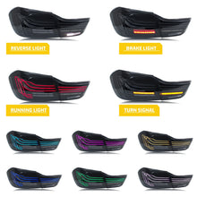 Load image into Gallery viewer, inginuity time LED RGB Tail Lights for BMW 4-Series M4 F32 F82 F36 2014-2020 Coupe Colorful Start-up Animation Sequential Turn Signal Black Laser CSL Rear Lamps Assembly
