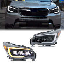 Load image into Gallery viewer, inginuity time LED Headlights for Subaru Forester 2014-2018 DRL Projector Start-up Animation Sequential Turn Signal Front Lamps Assembly
