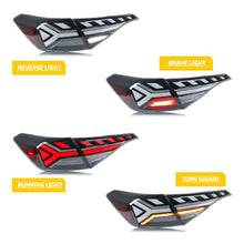 Load image into Gallery viewer, inginuity time LED Tail Lights for Honda Civic 2022-2026 11th Gen Start-up Animation Sequential Turn Signal Clear Rear Lamps Assembly
