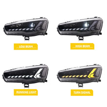 Load image into Gallery viewer, inginuity time LED Audi Headlights for Mitsubishi Lancer &amp; Lancer EVO X 2009-2020 Start-up Animation Sequential Turn Signal Front Lamps Assembly
