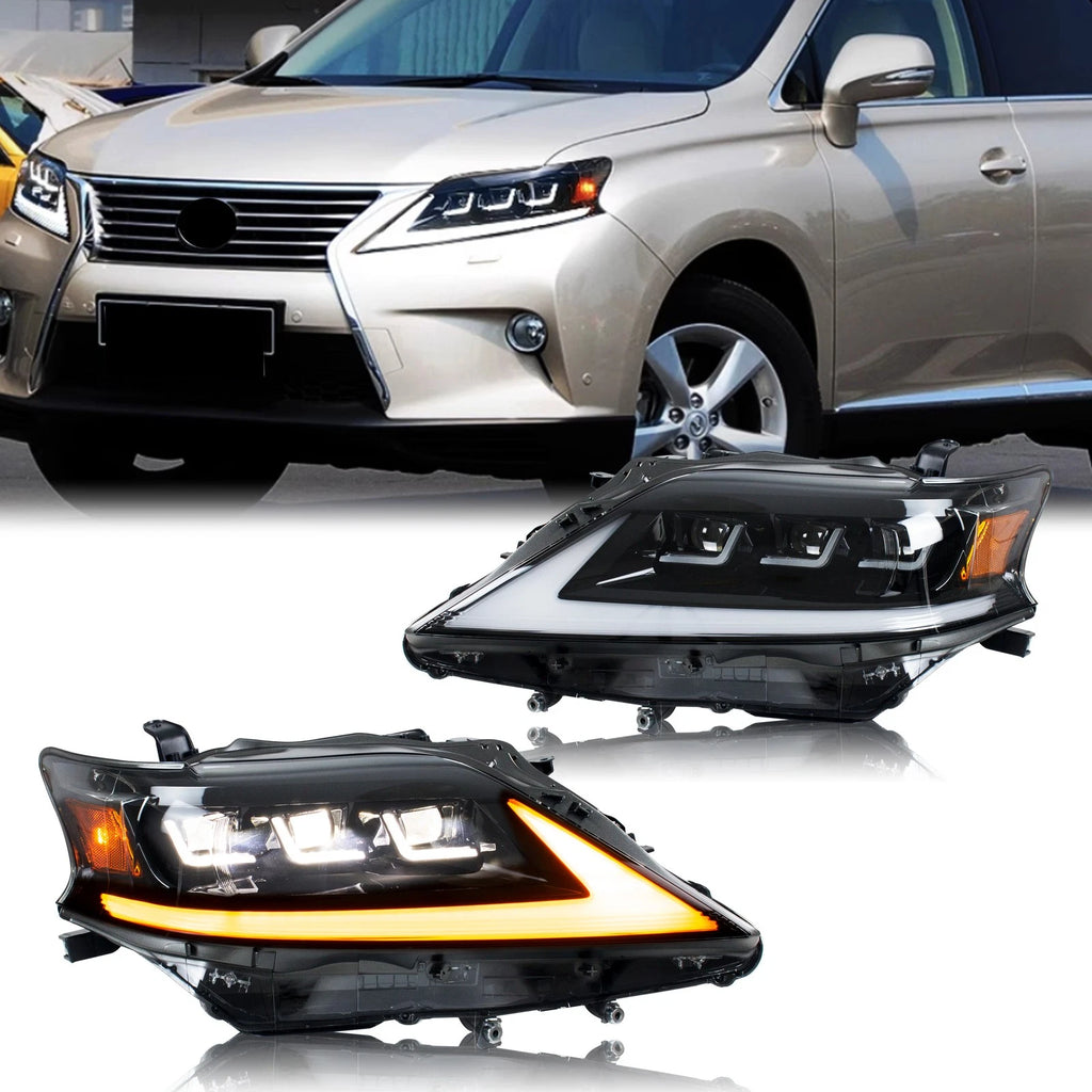 inginuity time LED Headlights for Lexus RX350 RX450h 2013-2015 RXF