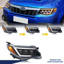 Load image into Gallery viewer, inginuity time LED Headlights for Subaru Forester 2009-2013 DRL Projector Start-up Animation Sequential Turn Signal Front Lamps Assembly
