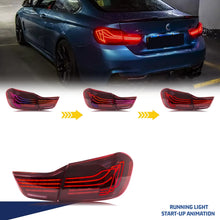 Cargar imagen en el visor de la galería, inginuity time LED Red RGB Tail Lights for BMW 4-Series M4 F32 F82 F36 2014-2020 Start-up Animation Sequential Turn Signal Rear Lamp Assembly
