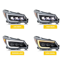 Load image into Gallery viewer, inginuity time LED Headlights for Subaru Forester 2014-2018 DRL Projector Start-up Animation Sequential Turn Signal Front Lamps Assembly
