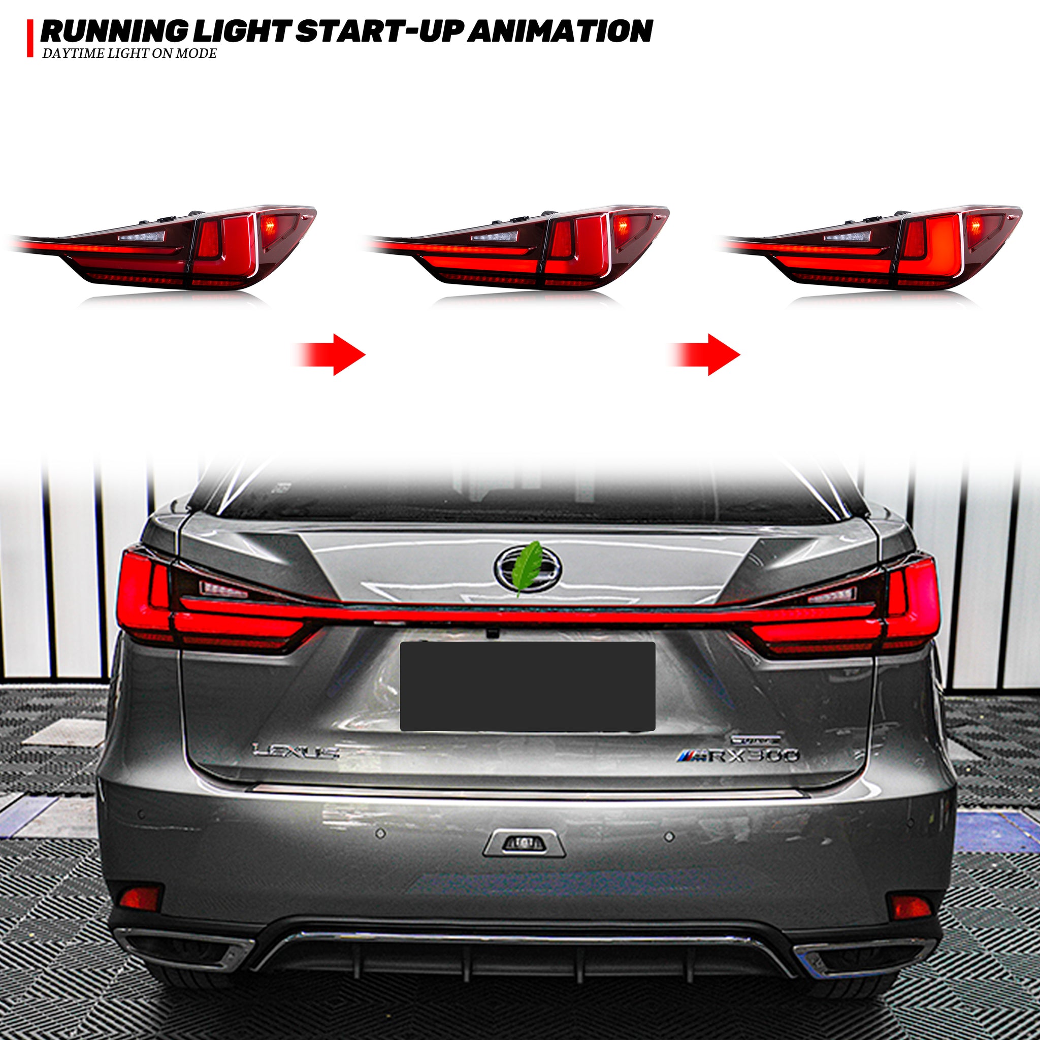 inginuity time LED Facelift Tail Lights with Trunk Lamp for Lexus RX45 ...